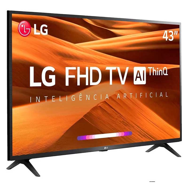 Smart TV Led LG 43" FHD Wi - fi Bluetooth USB HDMI ThinQ Al - 43LM631C0SB.BWZ - Truedata