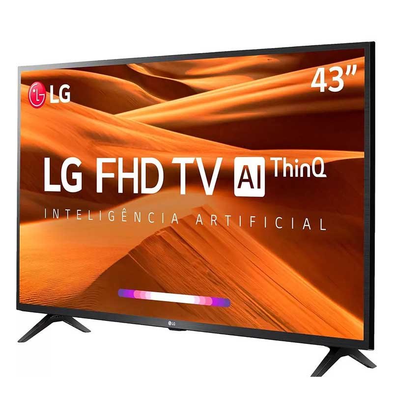 Smart TV Led LG 43" FHD Wi - fi Bluetooth USB HDMI ThinQ Al - 43LM631C0SB.BWZ - Truedata