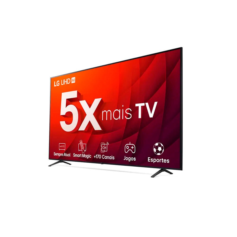 Smart TV Led LG 55" UHD 4K Wi - fi Bluetooth USB HDMI Thinq AI WebOS - 55UR8750PSA - Truedata