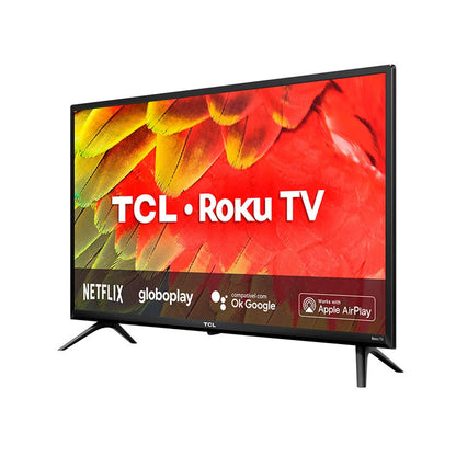 Smart TV Led TCL 32" HD Wi - fi USB HDMI Roku TV Bivolt Preta - 32RS530 - Truedata
