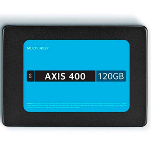 Ssd 120gb Multilaser Ss101 Axis400 430mb/s leitura 400mb/s gravação - Truedata