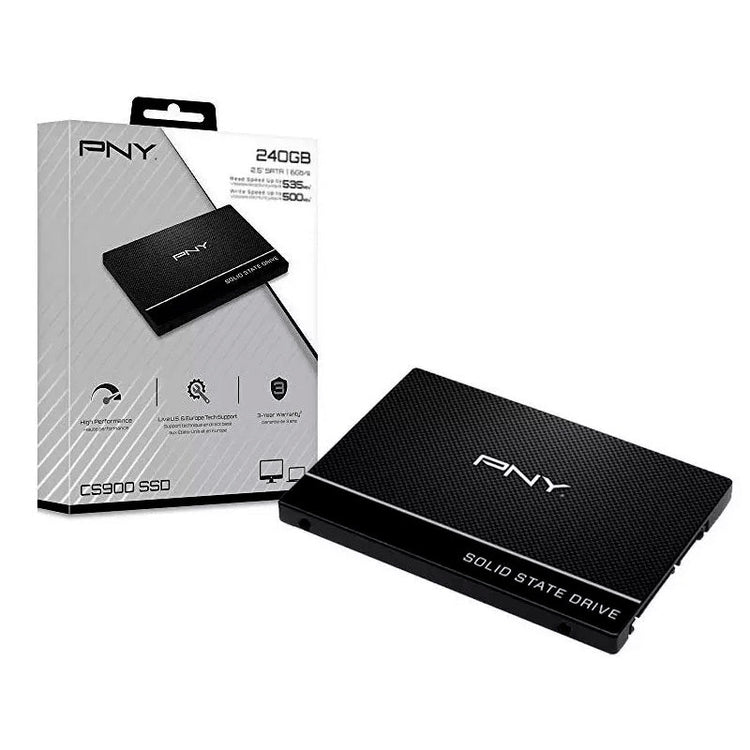 Ssd 240gb Pny Cs900 240gb 535mbps - Ssd7cs900 - 240 - Rb - Truedata