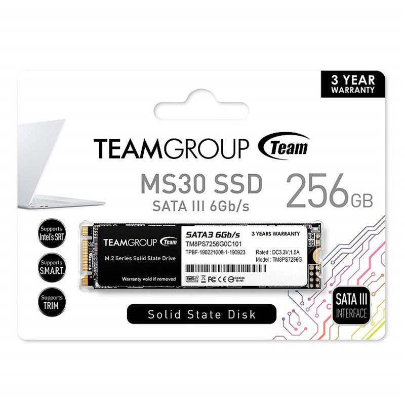 Ssd M.2 240gb Team Group Ms30 Tm8ps7256g0c101 Sata 3.0 - Truedata