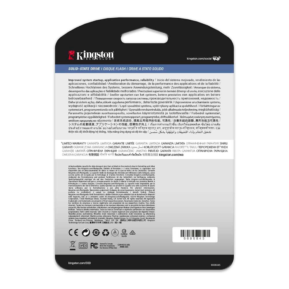 SSD Para Servidor 480gb Kingston DC 450R Enterprise - SEDC450R/480G - Truedata
