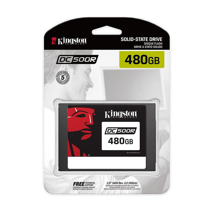 SSD Para Servidor 480gb Kingston DC 500R Enterprise - SEDC500R/480G - Truedata