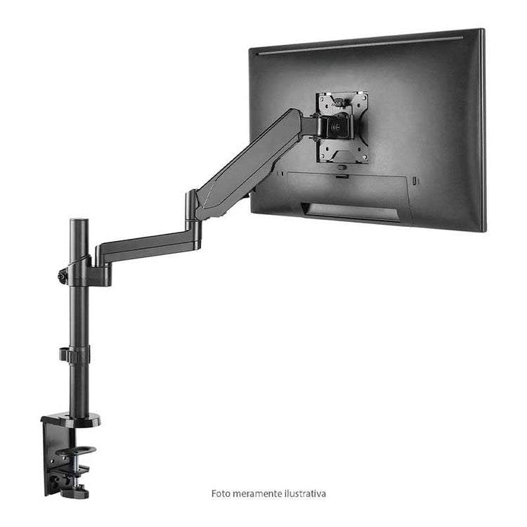 Suporte de Mesa Articulado para Monitor PCYes Vesa 17" a 32" - PLMSM01D - Truedata