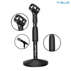 Suporte Mini Pedestal de Mesa para Microfone It - Blue - LE - 3602 - Truedata