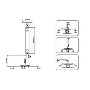 Suporte Para Projetor Universal Sumay Sm - Pr05 - Truedata