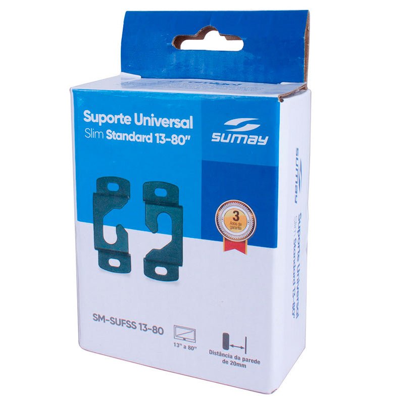 Suporte para TV e Monitor Universal Fixo Sumay - SM - SUFSS 13/80 - Truedata