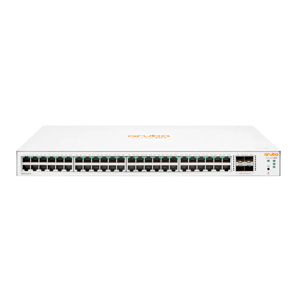 Switch 48 Portas HPE Aruba 1830 Gigabit 10/100/1000 + 4 Portas SFP Instant Gerenciavel - JL814A - Truedata