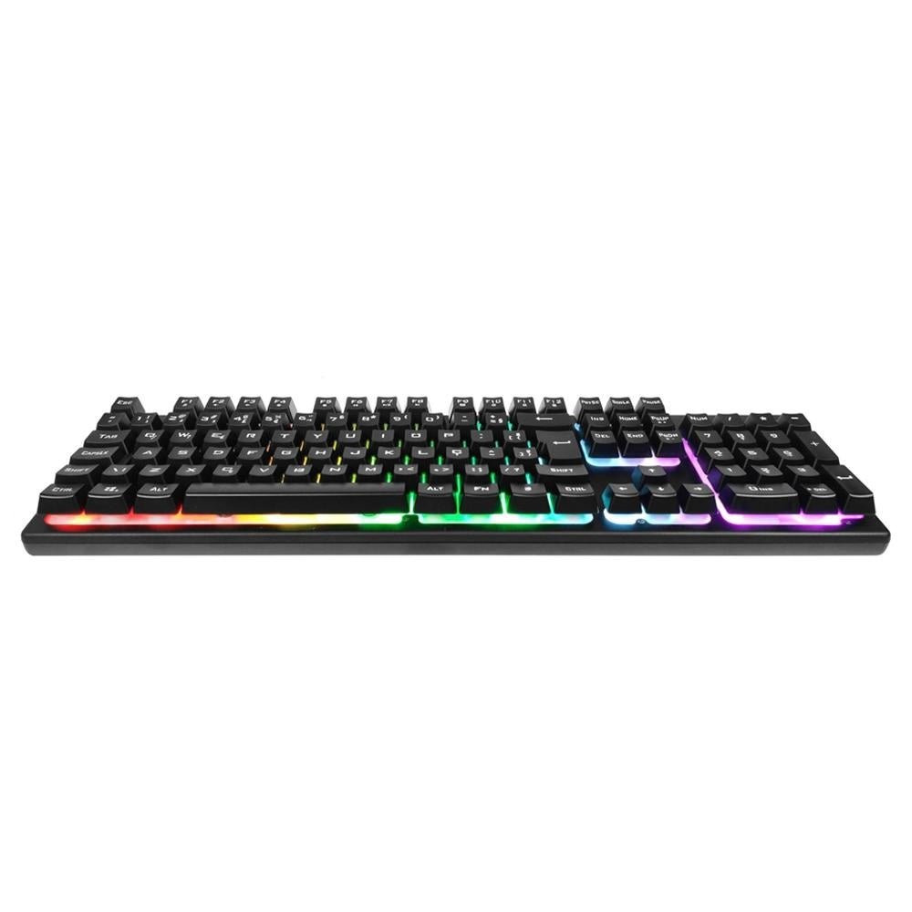 Teclado Gamer HP Usb Led Preto C/ RGB - K500F - Truedata