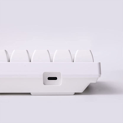 Teclado Gamer Mecanico Akko Asa 3068V2 Switch Jelly Pink RGB Branco - Truedata