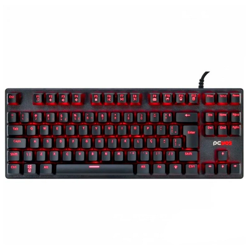 Teclado Gamer Mecanico PCYes KLR Oetemu Red Abnt2 - 32896 - Truedata