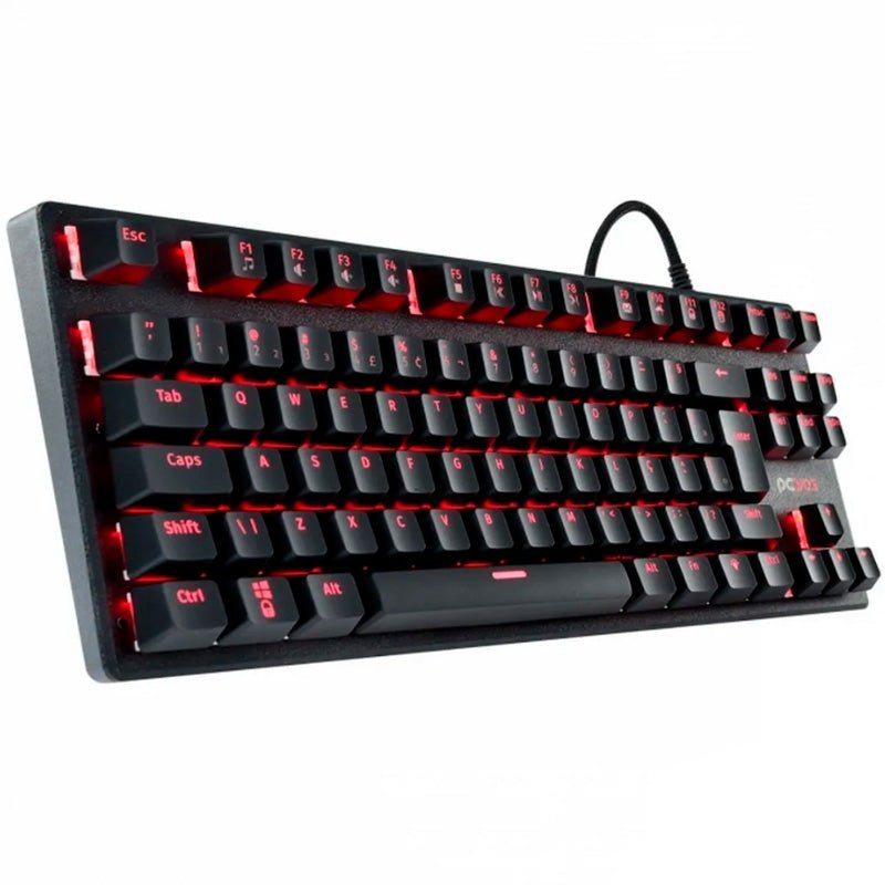 Teclado Gamer Mecanico PCYes KLR Oetemu Red Abnt2 - 32896 - Truedata