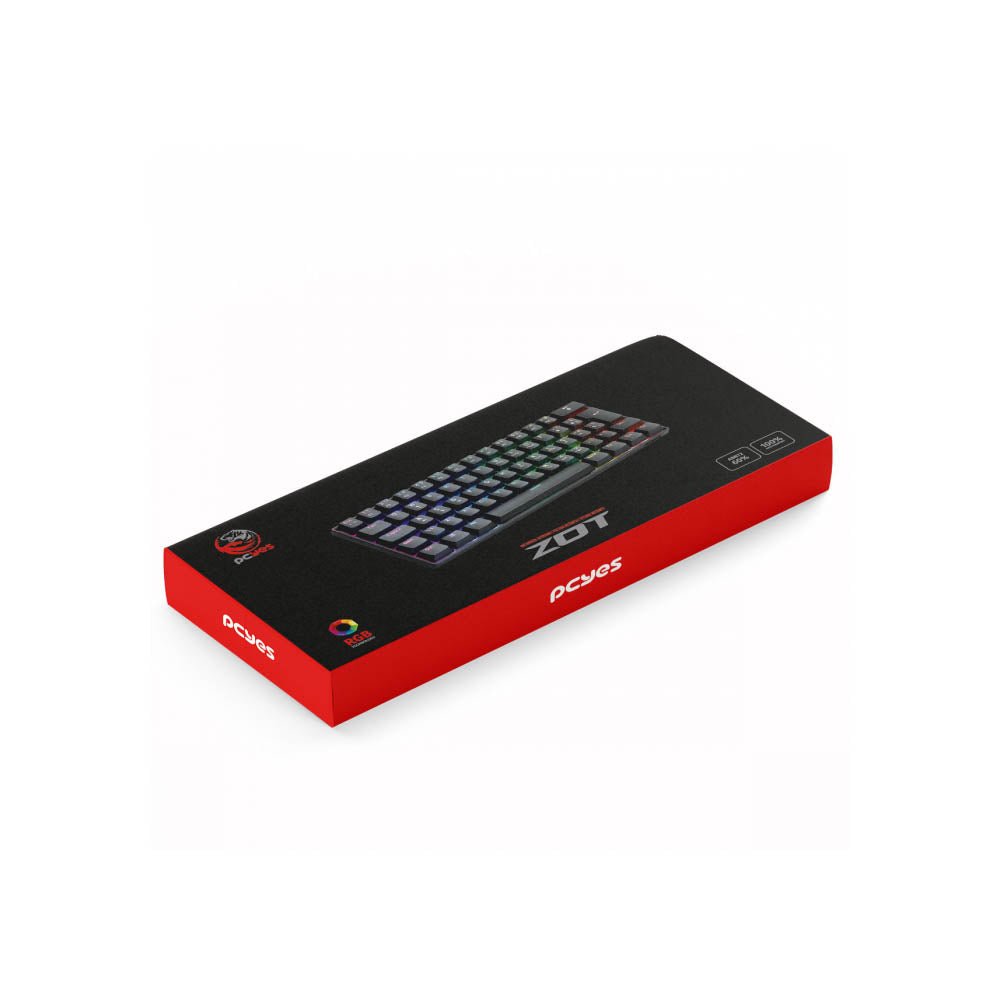 Teclado Gamer Mecanico PCYes Zot Outemu Red Hotswap Abnt2 RGB - PZOHRDRGB - Truedata