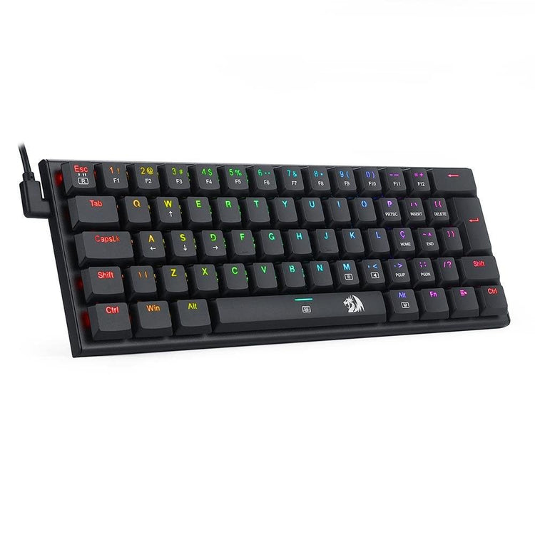 Teclado Gamer Mecânico Redragon Anivia RGB Switch Azul Preto - K614 - RGB (PT - BLUE) - Truedata