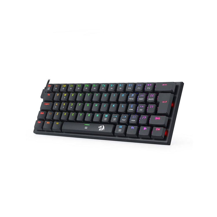 Teclado Gamer Mecânico Redragon Anivia RGB Switch Marrom Preto - K614 - RGB (PT - BROWN) - Truedata