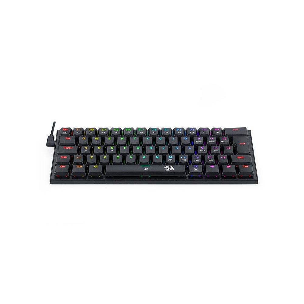 Teclado Gamer Mecânico Redragon Anivia RGB Switch Marrom Preto - K614 - RGB (PT - BROWN) - Truedata