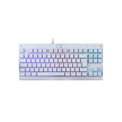 Teclado Gamer Mecânico Redragon Dark Avenger RGB Branco - K568W - RGB - Switch Brown - Truedata