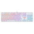 Teclado Gamer Mecânico Redragon Mitra RGB Branco - K551W - RGB (PT - BROWN) - Truedata