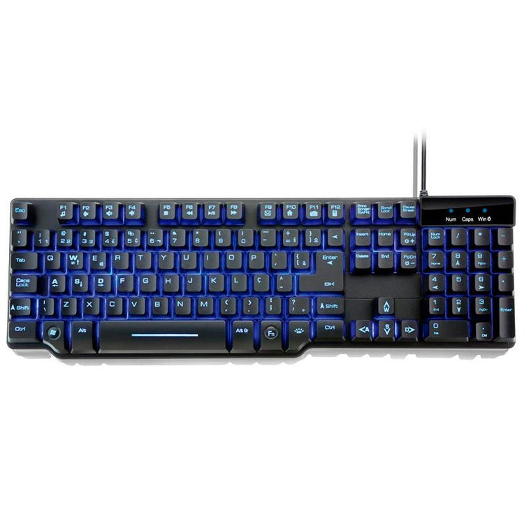 Teclado Gamer Semi Mecanico Warrior Razmig Tc196 - Truedata