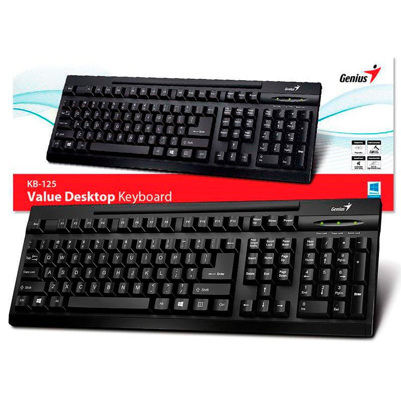 Teclado Usb Genius Kb - 125 31300723110 - Truedata
