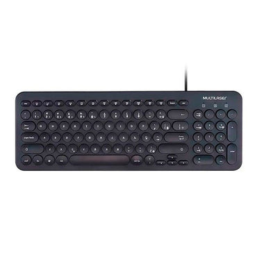 Teclado Usb Multimidia C/ Teclas Arredondadas Multilaser Tc234 - Truedata