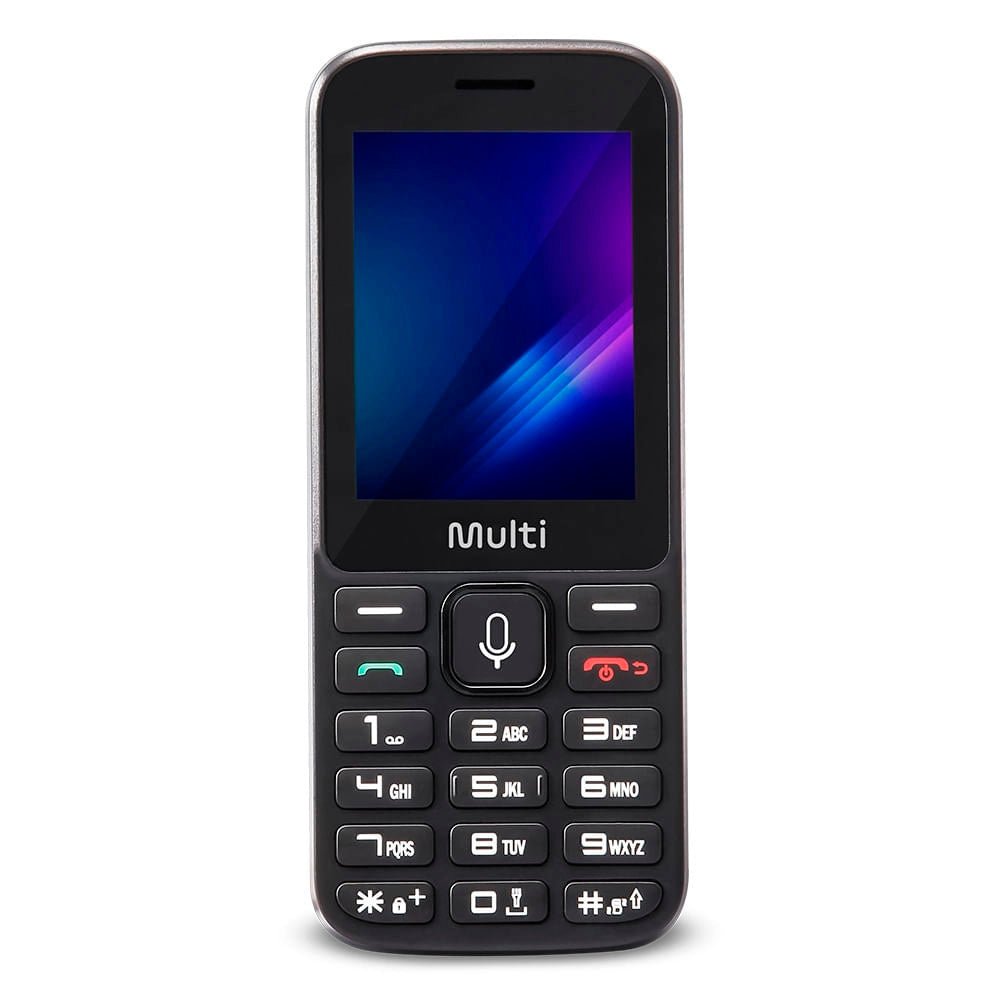 Telefone Celular Multilaser Zapp II 2.4 Pols 512mb Preto - P9161 - Truedata