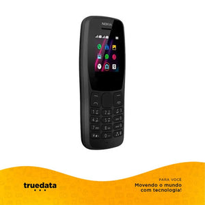 Telefone Celular Nokia 110 1.77 Pols Preto - NK006 - Truedata