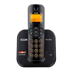 Telefone Sem Fio Elgin Tsf7500 - Dect6.0 Teclado Iluminado, Identificador De Cham - Truedata