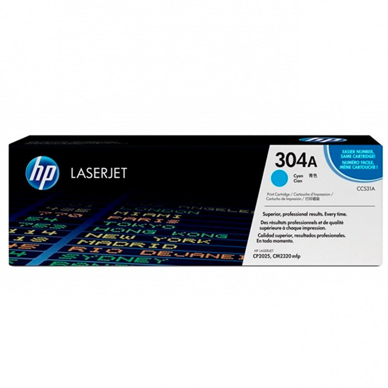 Toner Original Hp Cc531a 304a Cyan - Truedata