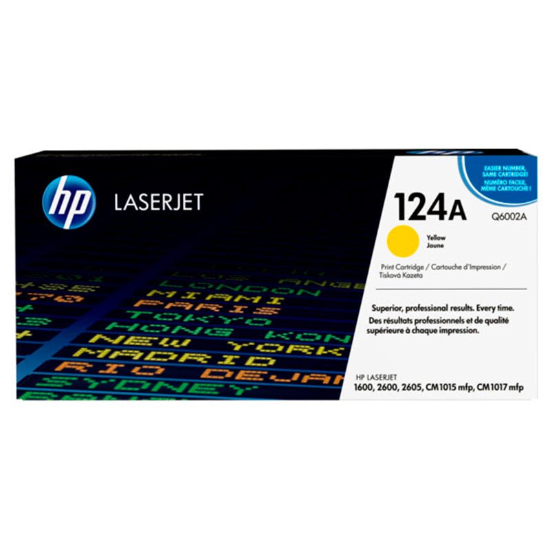 Toner Original Hp Q6002a - 124a Amarelo - Truedata