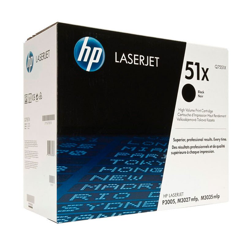 Toner Original Hp Q7551x - 51x Black - Truedata