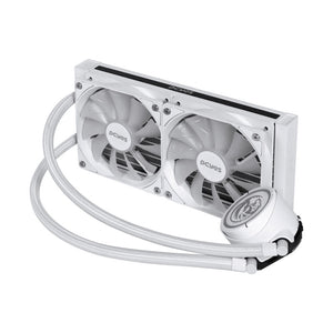 Water Cooler 2 Fans PCYes Nix 2 White ARGB (Intel/AMD) Branco - PCYWCNIX240W - Truedata