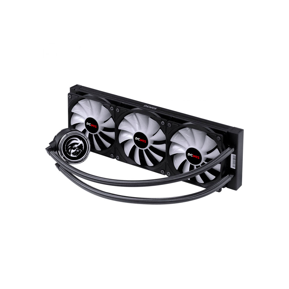 Water Cooler PCYes 3 Fans Nix 2 ARGB (Intel/AMD) Preto - PCYWCNIX360 - Truedata