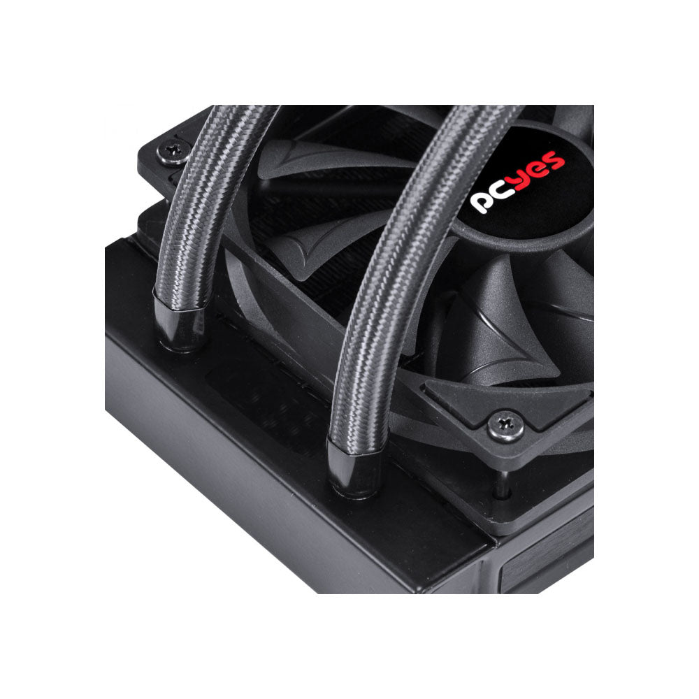 Water Cooler PCYes Sangue Frio 2 2 Fans 240mm (Intel/AMD) - PSF2240H40PTSL - Truedata