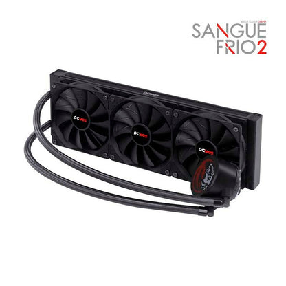 Water Cooler PCYes Sangue Frio 2 3 Fans 360mm (Intel/AMD) - PSF2360H60PTSL - Truedata