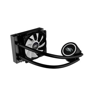 Water Cooler Single Fan Deepcool Gammaxx L120T Led Branco (Intel/AMD) - DP - H12RF - GL120TWH - Truedata