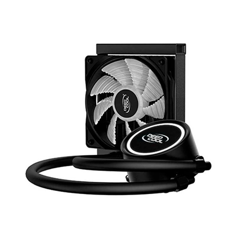 Water Cooler Single Fan Deepcool Gammaxx L120T Led Branco (Intel/AMD) - DP - H12RF - GL120TWH - Truedata