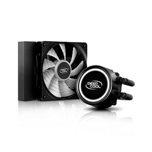 Water Cooler Single Fan Deepcool Gammaxx L120T Led Branco (Intel/AMD) - DP - H12RF - GL120TWH - Truedata