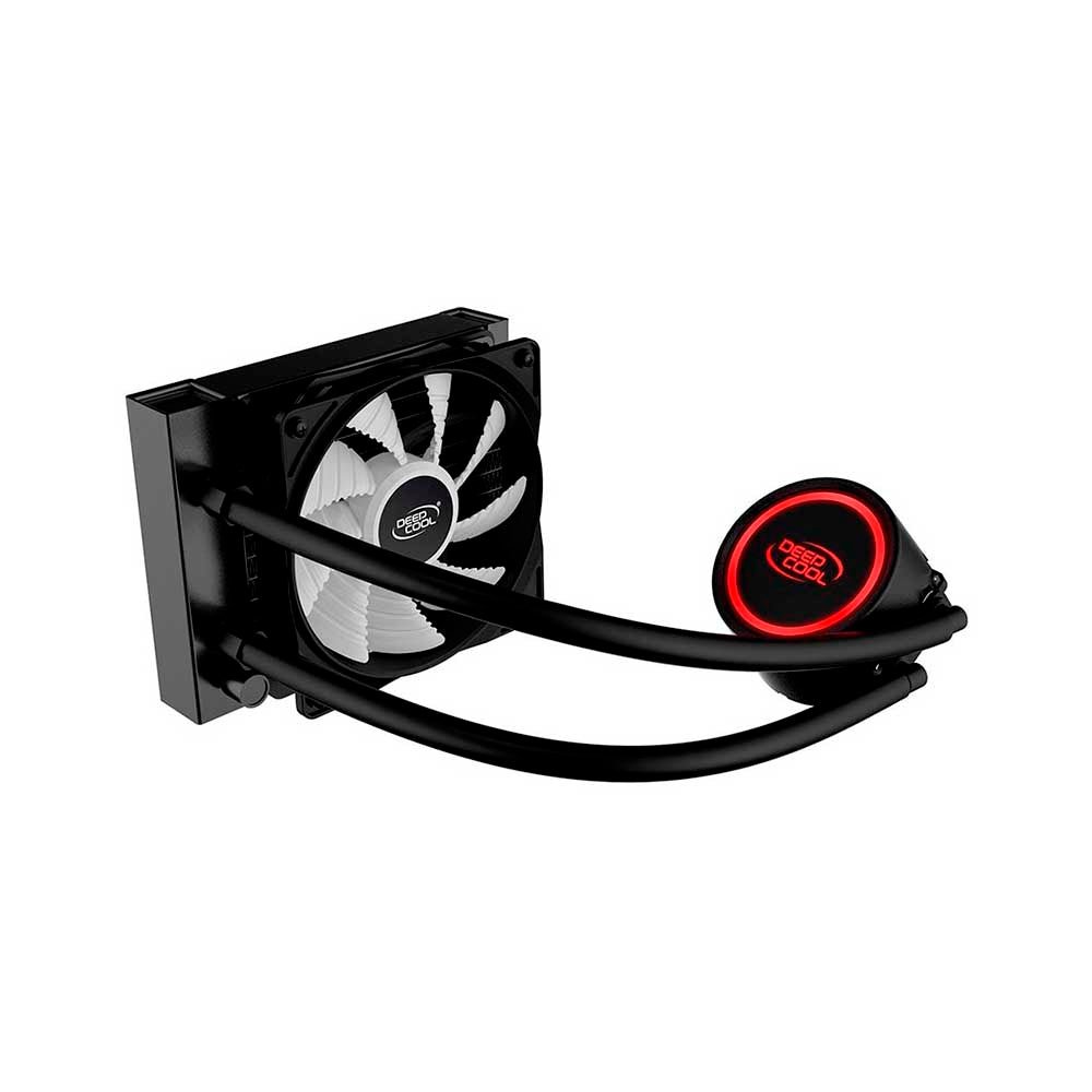 Water Cooler Single Fan Deepcool Gammaxx L120T Led Vermelho (Intel/AMD) - DP - H12RF - GL120TR - Truedata