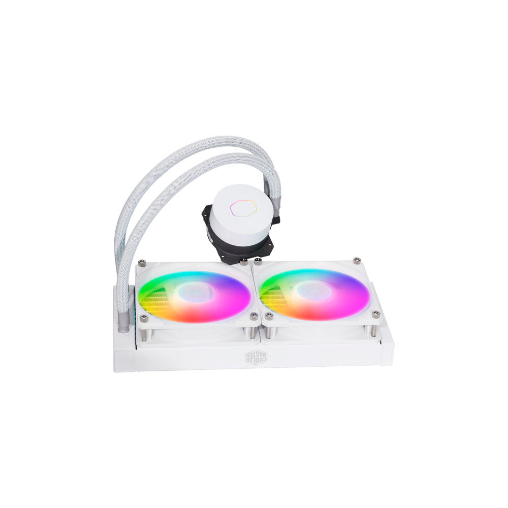 Water Cooler Dual Fan Cooler Master ML240L V2 RGB 240mm (Intel/AMD) Branco - MLW-D24M-A18PW-RW
