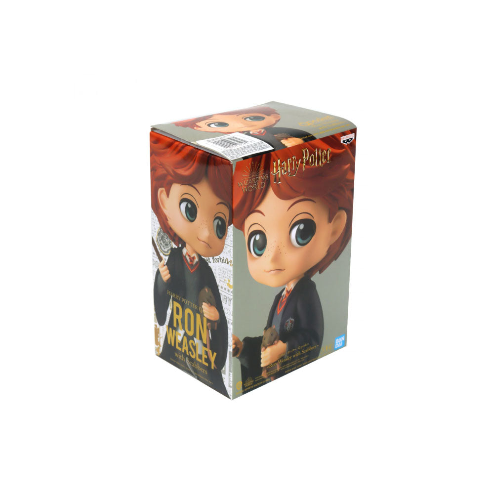 Action Figure Harry Potter - Ron Weasley C/ Scabbers - Q Posket - 16650/27528