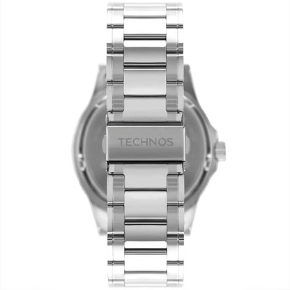Relógio de Pulso Technos Masculino Racer em Aço Prata - 2115KLM/1R