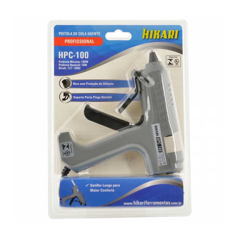 Pistola de Cola Quente HPC-100 Bivolt - 35557