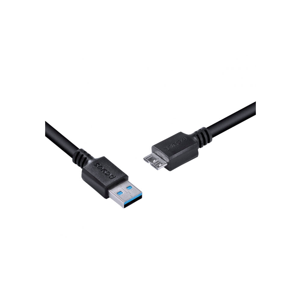 Cabo Usb Tipo A 3.0 Macho X Micro Usb B Macho 3.0 1m P/ Hd Externo PCYes - PUAMCM3-1