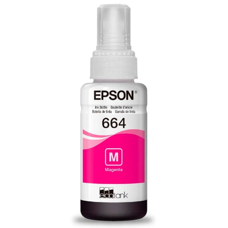 Refil De Tinta Epson T664320 70ml - Magenta - P/ L110 L120 L200 L395 L1300