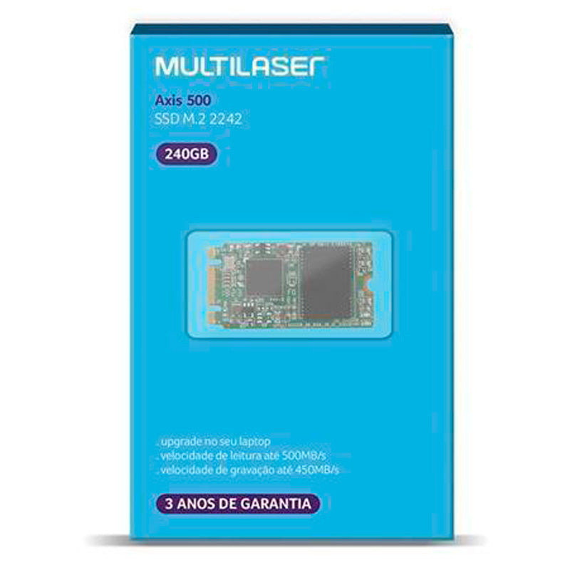 Ssd M.2 240gb Multilaser Axis500 6 Gb/s - SS204