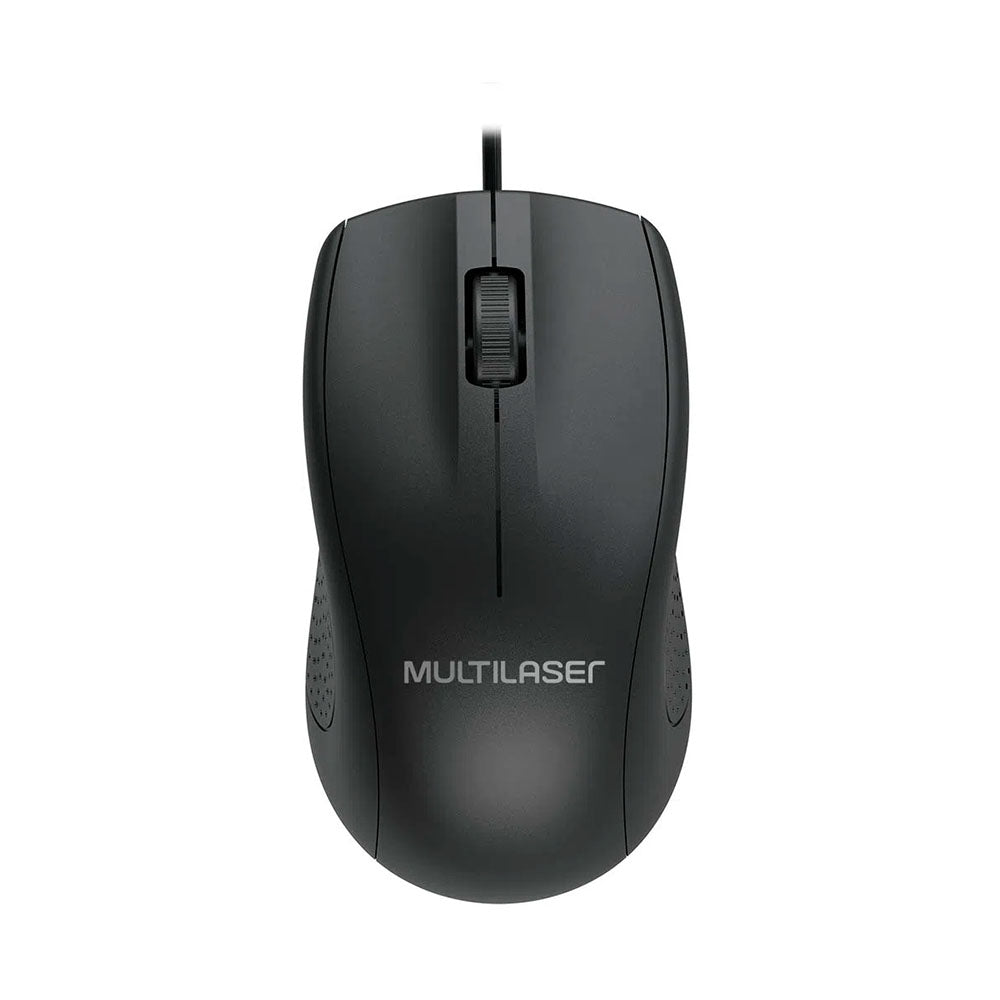 Mouse Usb Multilaser 1200DPI Preto - MO308