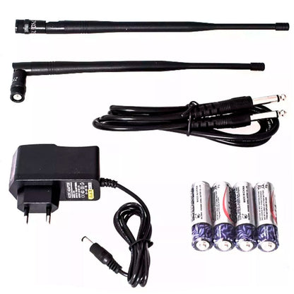 Microfone Profissional Sem Fio Lelong Uhf Digital Duplo - Le-907